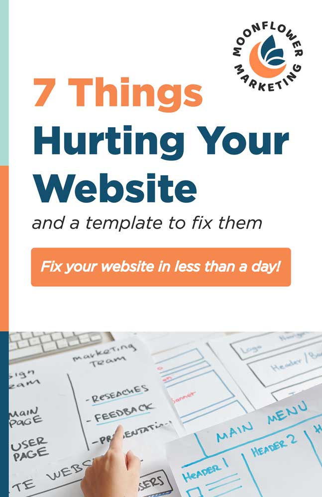 7 things hurting your website book cover