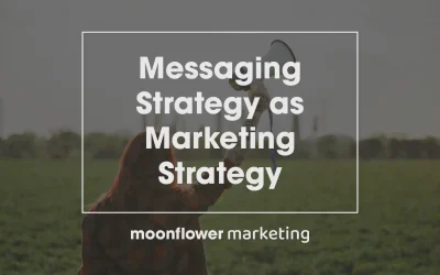 Messaging Strategy as Marketing Strategy